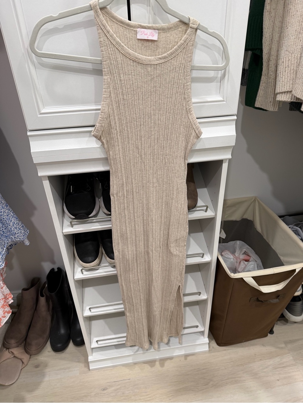 Pink Lily Tank Dress